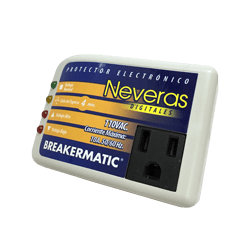 Protector electronico domestico nevera digital 110V PME110-ETREST85 EPLUS BREAKERMATIC