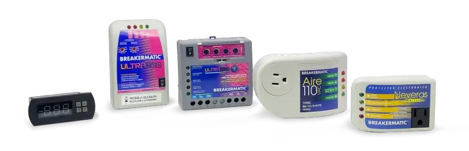 Protectores de voltaje Breakermatic para equipos de refrigeración y aire acondicionado