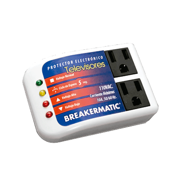 Protector electronico domestico televisor 110V PTV110 BREAKERMATIC