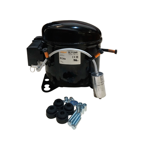 Compresor domestico 1/3+ HP 1.091 BTU/h R-134a 110V CSR LMBP CUBIGEL china GLY12NRb