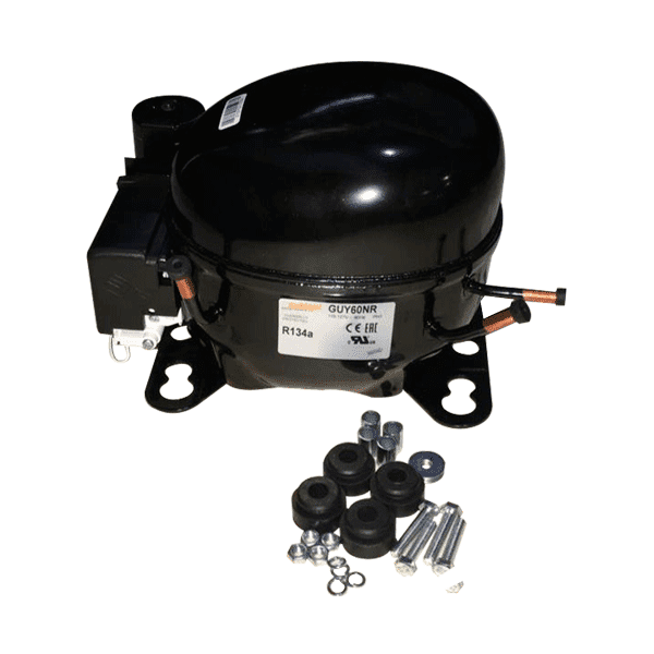 Compresor CUBIGEL 1/5 HP 738 BTU/h R-134a 110V LMBP GUY60NRc