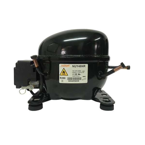 Compresor domestico 1.113 BTU/h R-290 115V 60hz LBP CUBIGEL NUT55LRa 