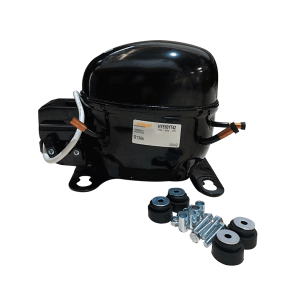 Compresor Domestico 1/6 HP 615 BTU/H R-134A 110V CSIR LBP CUBIGEL China HYE60YT