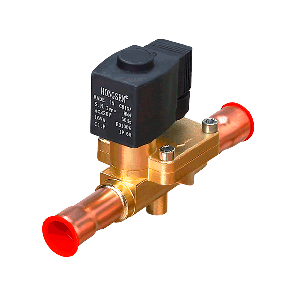 valvula solenoide 1/4 pulg ODF con bobina 220V HV3M2T HONGSEN