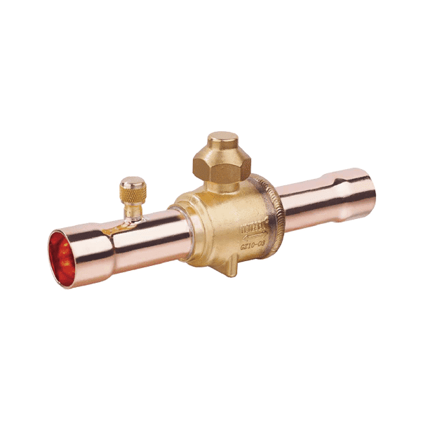 Valvula De Paso Bola ODF 5/8 Pulg Con Valvula De Servicio HONGSEN