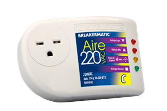 Protector para A/A inverter ref 2HP/36.000 BTU 220V PIN220-C++ BREAKERMATIC 