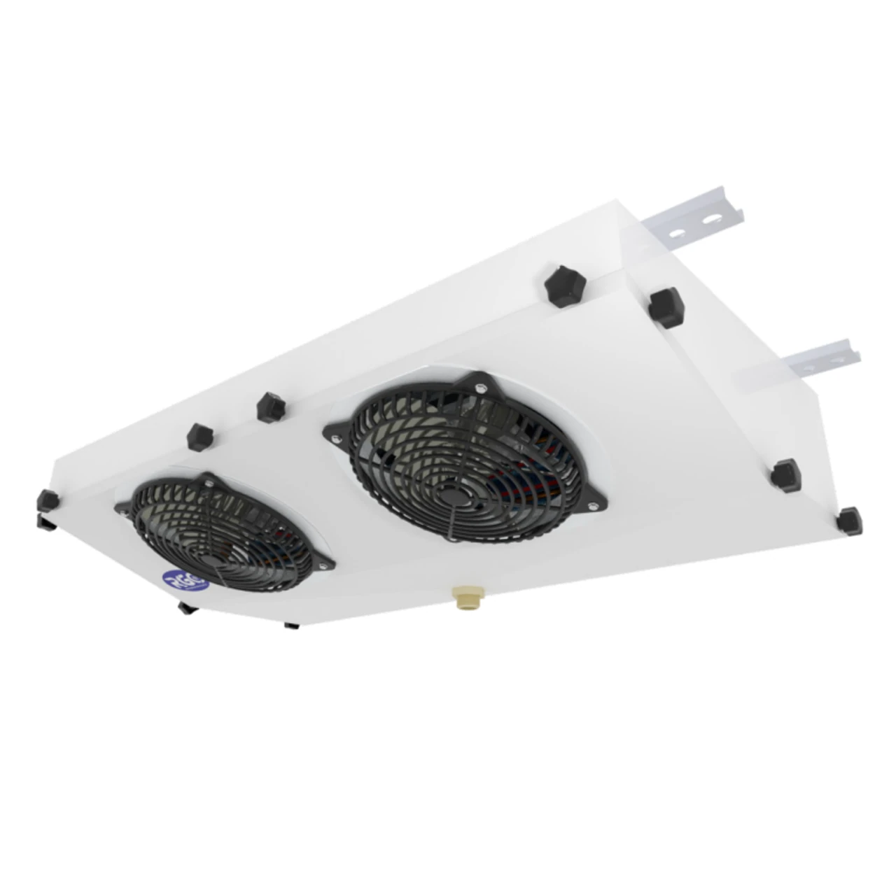 Evaporador de cuña 3/4 HP 220V 3.073 BTU 2 fan 8 pulg con resistencia 714W EV-0.9/5 RGC