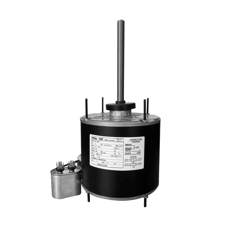 Motor de 1 eje 1/2 pulg 1/3 HP 220V 1.075 R.P.M. WP3729-RGC