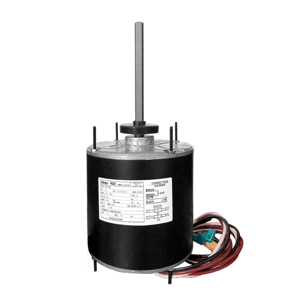 Motor de 1 eje 1/2 pulg 3/4 HP 220V 1.075 R.P.M. WP3731-RGC