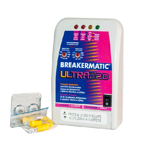 [10281015] Protector Electronico A/A 220V PBE-220BM 30000 BTU BREAKERMATIC Switch Ajustable