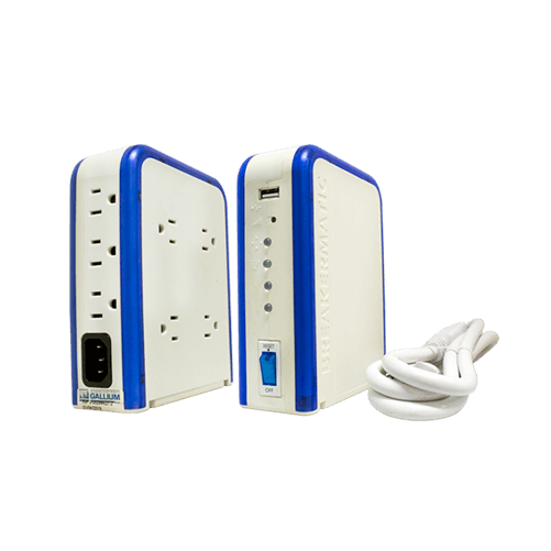 [10281043] Protector Electronico Multitoma Connectmaster PRM-110 15 Amp BREAKERMATIC 9 Tomas Cargador Usb