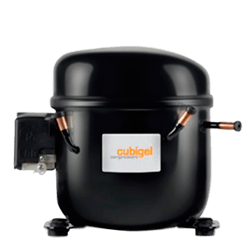 [14200274] Compresor sellado 3/4 HP 3.730 BTU/h R-404A R-507 220V PH1 CSR LBP CUBIGEL MX21FGa