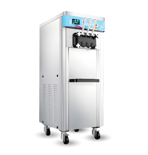 [92700006] Máquina De Helados 3 Sabores Con Ruedas 18-25L/Hr 110V con bomba de inyección de aire RGC